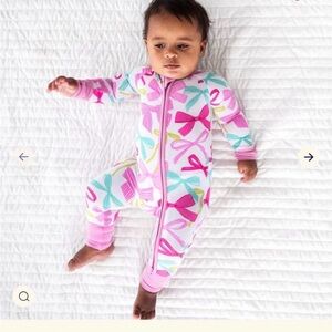Little Sleepies Ribbons and Bows Zippy